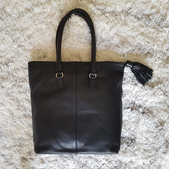 See by Chloe Black Leather Tote (NWOT) - Picture 2 of 14